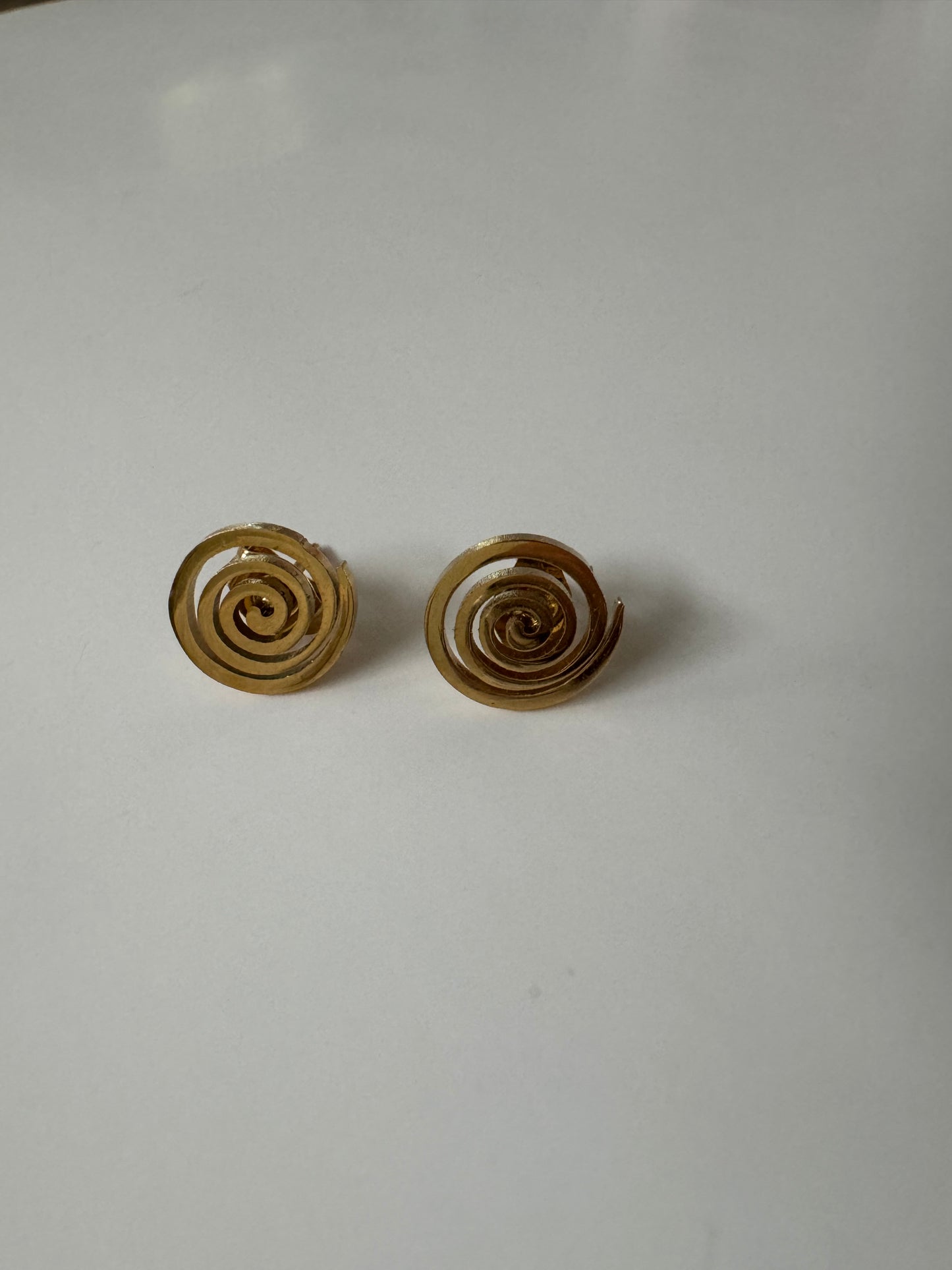 Spiral Gold Mini Stud